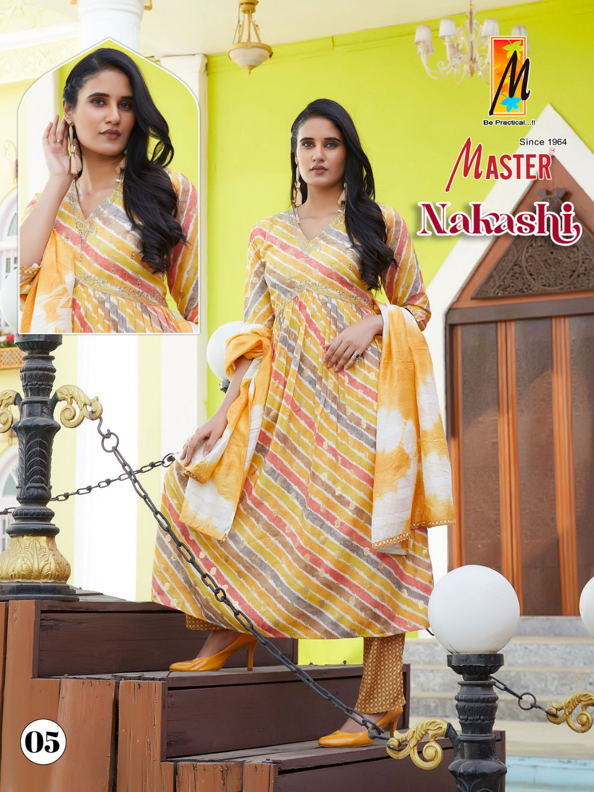Nakashi By Master Alia Cut Capsule Printed Kurti With Bottom Dupatta Wholesale Shop In Surat
